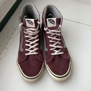 Maroon Hightop Vans!!